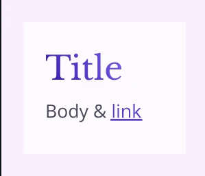 Lavender theme preview