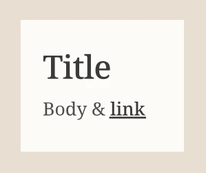 Linen theme preview
